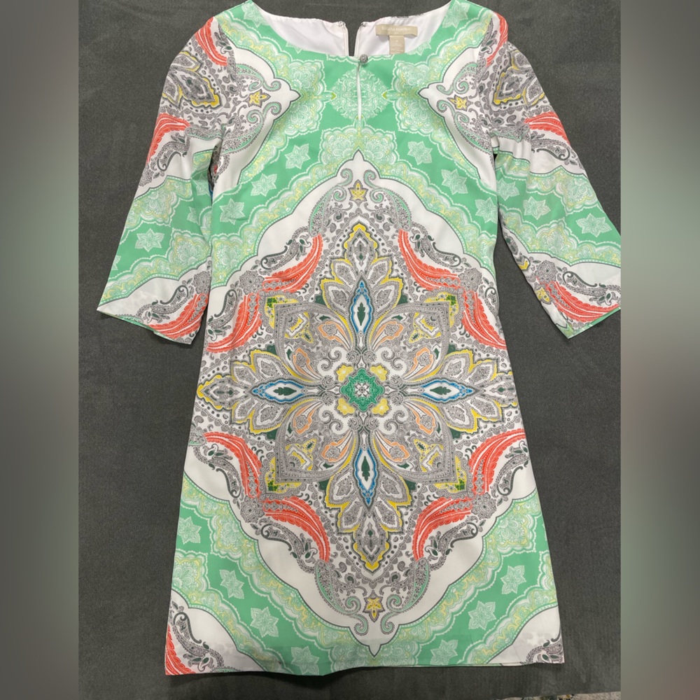 Banana Republic silk shift dress sz 0